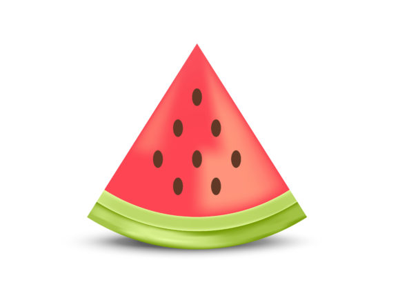 Download Slice Watermelon Vector Illustration - Watermelon vector Collection