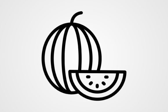 Download Watermelon Vector Icon Design - Watermelon vector Collection