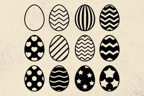 Download Easter Egg SVG Files, Easter Silhouette - Svg file Collection
